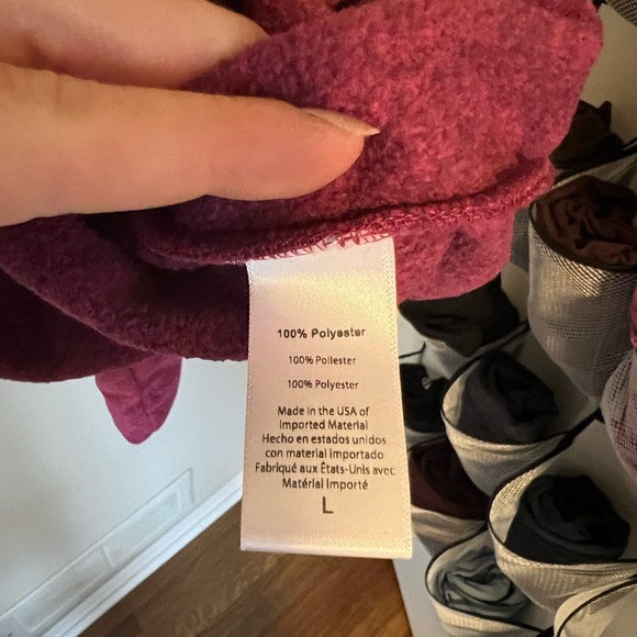 beyond yoga back east pullover heathered dark beet - Picture 5 of 5